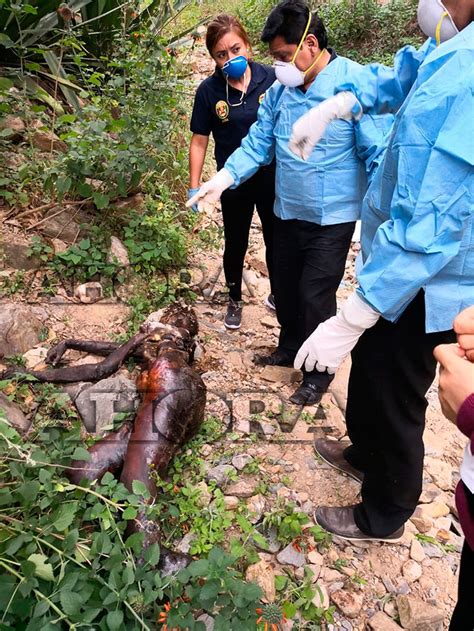 De manera preliminar se informó que existe intervención de terceros y que el cuerpo fue dejado en el lugar. Hallan cuerpo calcinado en cerro de Llicua - DIARIO AHORA