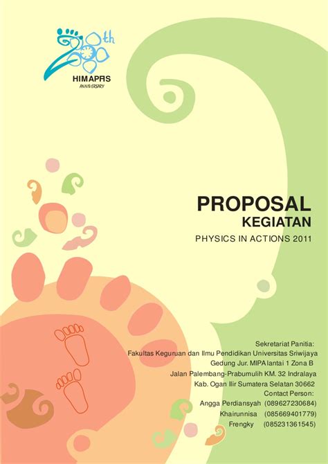 Proposal ini sebagai bentuk untuk menggambarkan rancangan kegiatan pameran seni rupa yang akan kami selenggarakan. Contoh Cover Proposal Kegiatan Sekolah - Gambaran