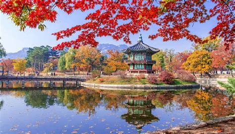 Pasalnya, pada bulan tersebut bunga sakura mulai bermekaran dan di sana kerap kali diadakan festival. 15+ Foto Pemandangan Alam Di Korea Selatan - Foto Pemandangan HD