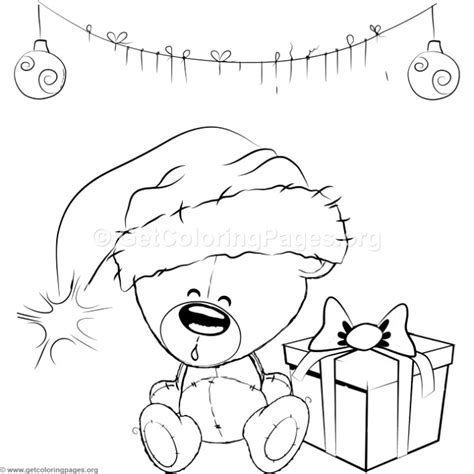 Select from 35970 printable coloring pages of cartoons, animals, nature, bible and many more. Cute Christmas Teddy Bear Coloring Pages ...