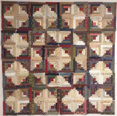 Pattern with a distinctive pattern (the log cabin) stacked on top of pattern below. Design Wall Monday | Log cabin quilts, Log cabin patchwork ...