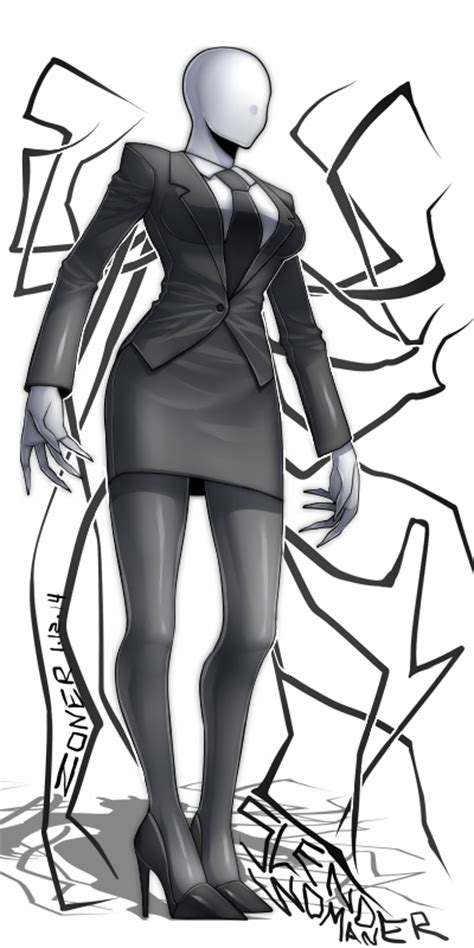 Reblog if you wish this was you! SlenderWoman by M-Zoner on DeviantArt