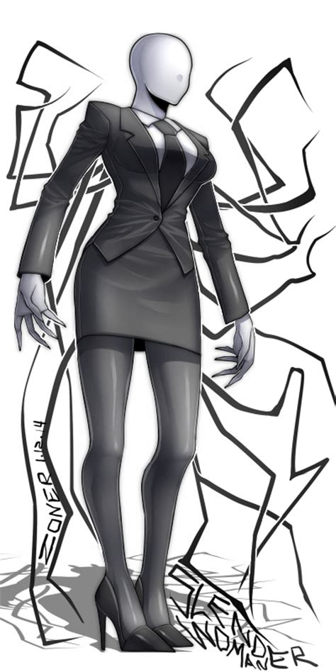 Today is the beginning of a new era of slenderman, we had to start with building the costume of course. SlenderWoman by M-Zoner on DeviantArt