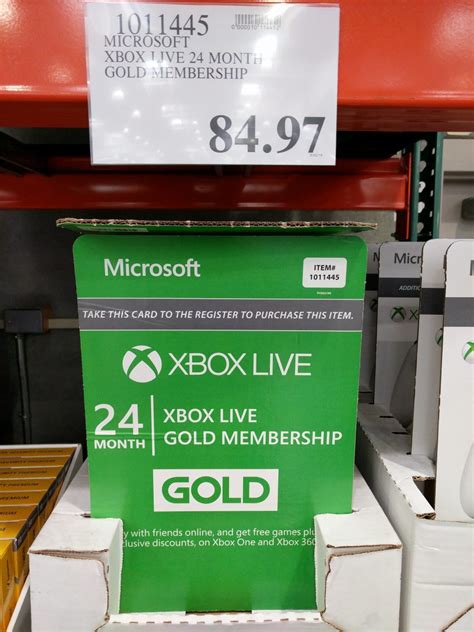 If you have a microsoft rewards account, you can redeem 24,000 points for 12 months of xbox live gold until january 15, 2019. Microsoft XBOX Live 24-month Gold Membership | Costco97.com