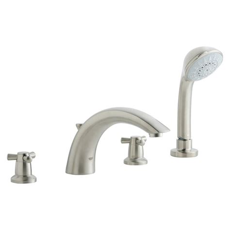 Search for grohe bathroom faucets. GROHE Arden Nickel 2-Handle Residential Deck Mount Roman ...