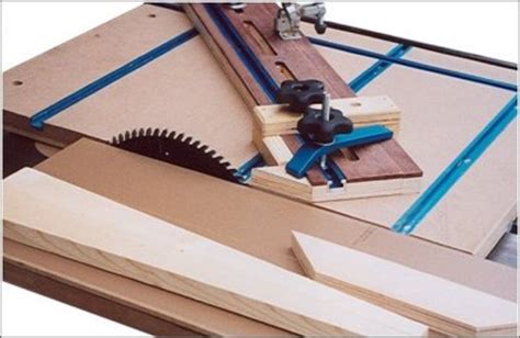 Make better cuts, upgrade your table saw fence. Saw Table Plans - Blueprints PDF DIY Download How To build ...