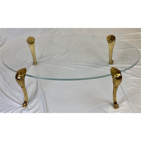 Shop our collection of coffee tables, they come in brass, chrome, marble, steel, glass, and gold. Vintage Hollywood Regency Labarge Glass & Brass Leg Coffee ...