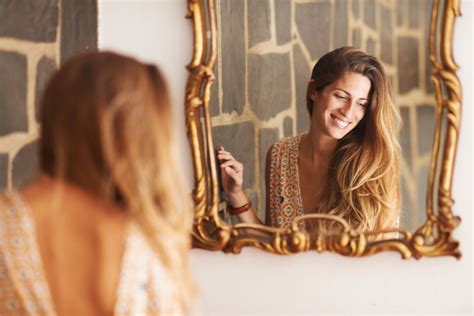 Find the perfect woman looking in mirror face stock photos and editorial news pictures from getty images. You Look Great! 5 Ways to Lighten Up on Physical ...