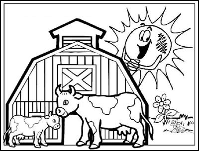 Für freunde von bauernhof und landwirtschaft ist der traktor ein alltägliches fahrzeug schon im jungen alter fahren kinder bei papa mit und helfen bei der arbeit. Ausmalbilder Bauernhof Kostenlos