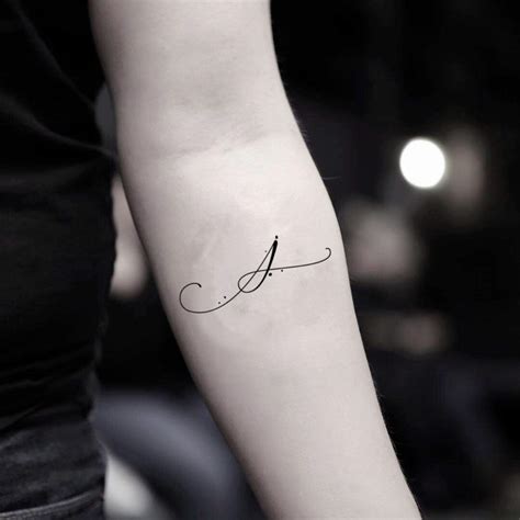 Nº of tattoos 3 size 0.3 in / 0.75 cm (width) do you have a specific letter that you love? The Letter J Tattoo - Letter