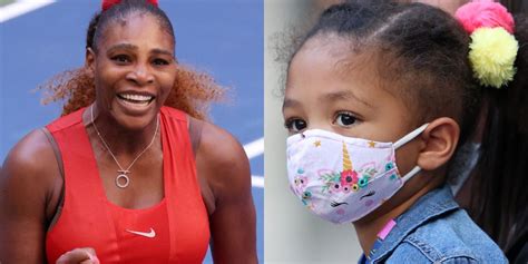 Williams said that she was lucky to. Serena William's 3-year-old daughter masked up to watch ...