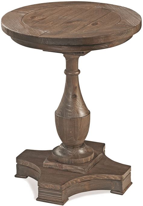 Shop 2000+ furniture pieces at woodland creek furniture® today! Hitchcock Smoked Barnwood Round End Table from Bassett ...