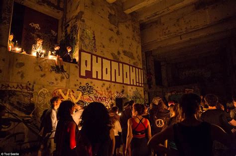 The sheriff's office put an end to another weekend of defiant new yorkers secretly partying despite increased covid infections across the city. Pictured: Illegal party in abandoned subway station seven ...