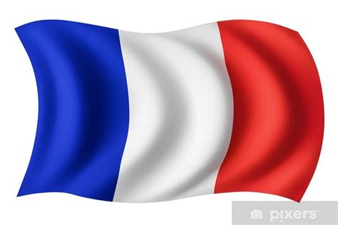 Frankrike är med i eu samt schengensamarbetet. Frankrig flag - fransk flag Fototapet • Pixers® - Vi lever ...