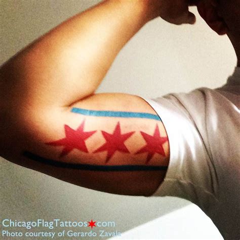 It had to be you. Chicago Flag Tattoos | Chicago flag tattoo, Flag tattoo ...