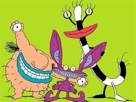 If you've ever wanted a tattoo that only 90's kids will be able to fully appreciate, then one of an old nickelodeon character is definitely the way to go. Aaahh! Real Monsters | 90s cartoons, Nickelodeon 90s ...