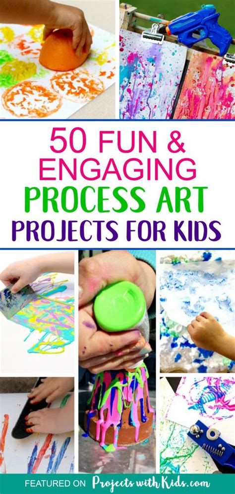 Looking for fun some fun group games for kids? 50 Fun & Engaging Process Art Projects for Kids | reggio ...