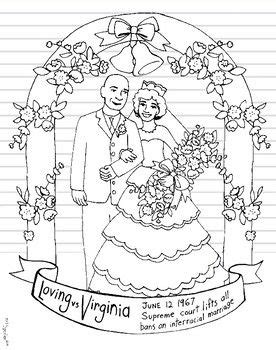 The word limits do not include the pages containing the questions presented, the list of parties and corporate affiliates of the if a separate appendix to any document is filed, the color of its cover shall be the same as that of the cover of the document it supports. Loving vs. Virginia Coloring Page | Coloring pages, Color ...