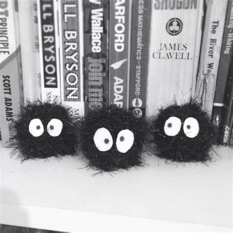 See more ideas about soot sprites, totoro, ghibli. Amigurumi soot sprites from the films Spirited Away and My ...