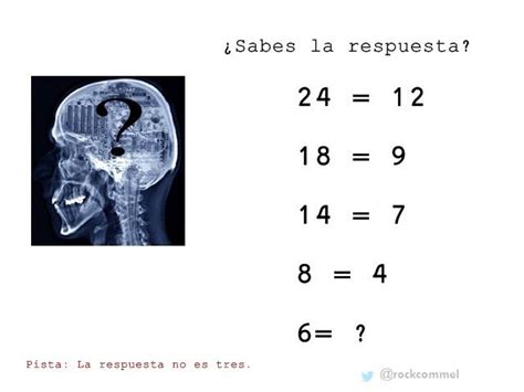 Reta tu cerebro y descubre hasta dónde puede llegar con nuestros juegos mentales. Acertijo matemático | Acertijos matemáticos, Acertijos ...