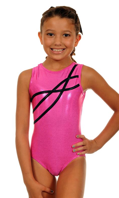 Tiny waist, big ass, big cameltoe! 29.95 TW Big Girl's Leotard Sophia | Hot Pink Sparkle ...