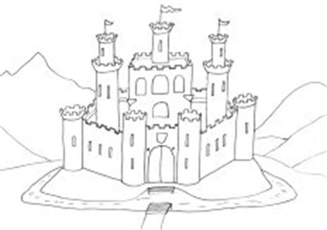 Ausmahlbilder ritterburg innen / ausmalbilder burgen zum ausdrucken : Ausmalbild Ritterburg - Cartoon-Bild