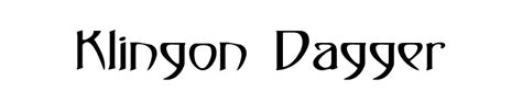 Download 10,000 fonts with one click for $19.95. FontsMarket.com - Download Klingon Dagger font for FREE