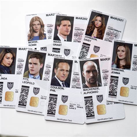 We are the best fake id, novelty card maker. Agents of Shield CAC ID Badge, Phil Coulson, Jemma Simmons, Melinda May | eBay