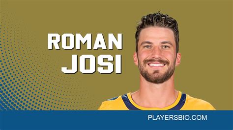 Josis zahlen in dieser saison sind beeindruckend. Roman Josi Bio: Wife, Girlfriend, Draft, Contract & Net Worth