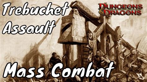 A quick and easy table to calculate cr dndbehindthescreen / dungeons & dragons 5th edition. D&D (5e): Mass Combat - Trebuchet Assault - YouTube