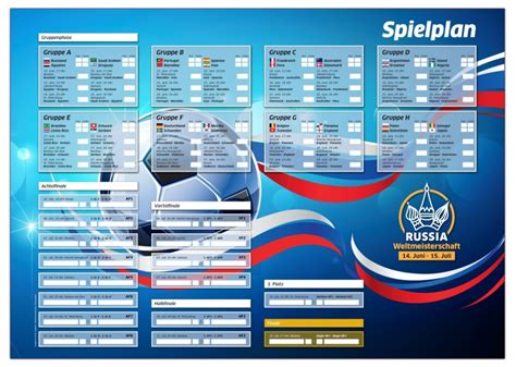 Frankreich em spielplan als zum ausdrucken welt. Alle Spiele Weltmeisterschaft 2018 | Faraneh Minhas