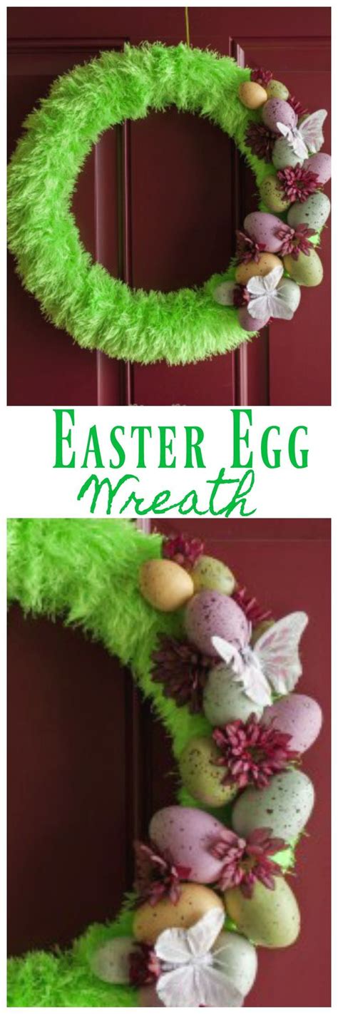 Do it yourself easter ideas. Do It Yourself Easter Egg Wreath. Simple and Easy DIY ...