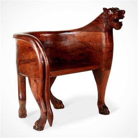Plus, attend a free demo the second and third saturday of each month at 1:00 local time! Figural Full Body Carved Teak Wood Lioness Club Chairs, Pair at 1stdibs
