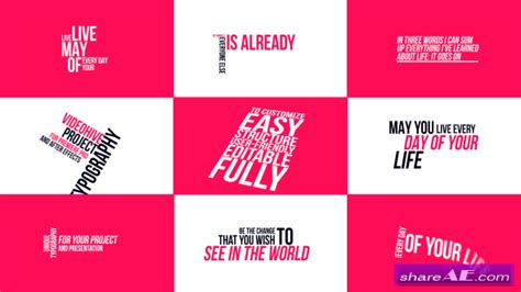 8 customizable animated text titles. Videohive Essential Kinetic Titles | Premiere Pro & AE ...