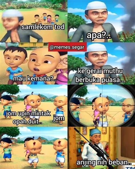 Serial kartun ini pertama kali tayang pada 14 september 2007 di malaysia dan disiarkan di tv9. Meme Upin Ipin Puasa - Download Kumpulan Gambar