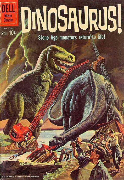 So what is a man who's seen everything supposed to do? Dell Comics Movie Classic, Dinosaurus!, 1960 | Vintage ...