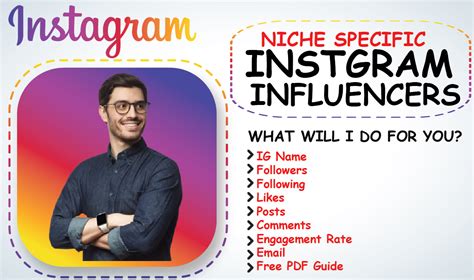 Why do you need influencers? I will find the best Instagram influencers for your ...