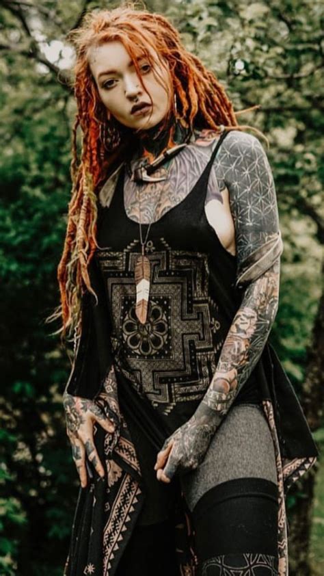♠️ Rony ♠️ | Tattooed girls models, Dreads girl, Small ...