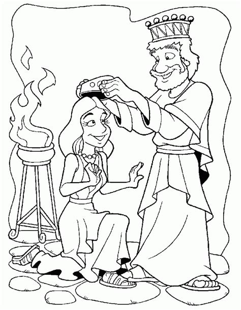 Meet esther, the orphan girl. Story Of Queen Esther For Kids - Coloring Home