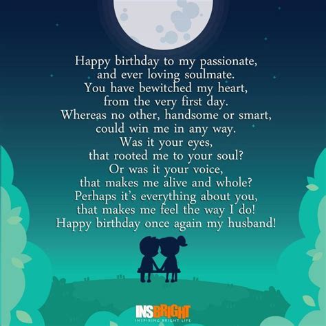 Happy birthday quotes for husband. Romantic Happy Birthday Poems For Husband From Wife | Birthday poems for husband, Birthday wish ...