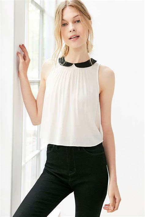 Check spelling or type a new query. Cooperative Satine Swing Blouse | Blouse, White satin ...