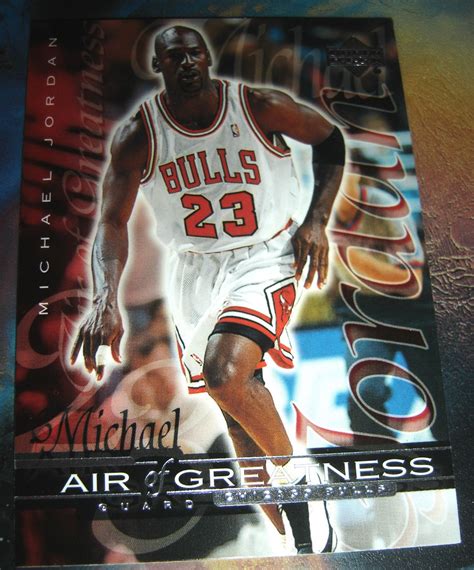 Michael jordan upper deck basketball card. MICHAEL JORDAN 1999-00 UPPER DECK AIR OF GREATNESS ...