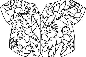 Hawaiian shirt luau coloring page | woo! Hawaiian Shirt Drawing at GetDrawings | Free download