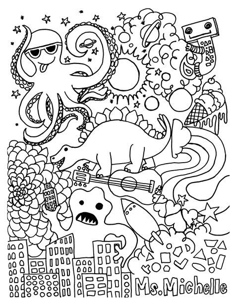 Animal coloring and science pages these aren't your average animal coloring pages. 6th Grader Coloring Pages For Teenage Girl Printable ...