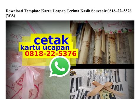 Sebagai feedback atau ucapan terima kasih kami adalah memberikan sertifikat. Download Template Kartu Ucapan Terima Kasih Souvenir 0818_22_5376wa by murah supplierjual - Issuu