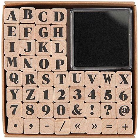 Each letter is an individual stamp with a handle, making them ease to use without the need for other tools. Alphabet Rubber Stamp Set By Berylune | notonthehighstreet.com