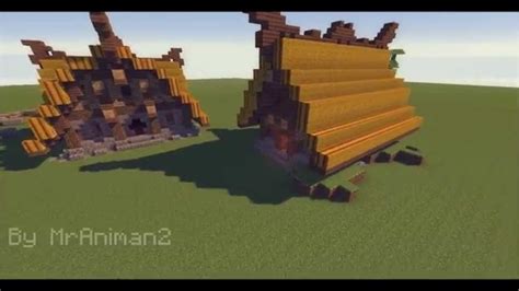 But then i realized it isn't possible to make t. Cottage with Hay bale Roof - YouTube