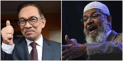 Otoritas malaysia telah mengeluarkan larangan berkhotbah untuk ulama buronan zakir naik di seluruh negara bagiannya. Anwar Ibrahim Sokong Dr Zakir Naik Tinggal Di Malaysia