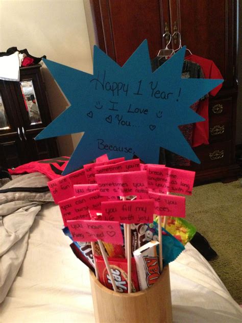 It's also great to consider. One year gift for my boyfriend!!! ☺ | One year anniversary ...