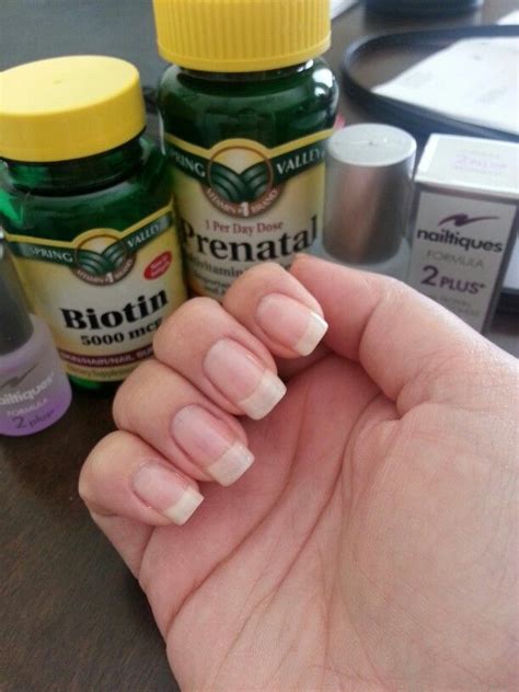 It's also important to pick a pill. Secret to pretty nails. Biotin, prenatal vitamins, and ...